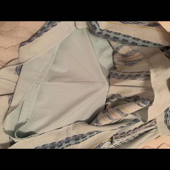 BCBG Maxazria Blue Printed Short Dress - Picture 6 of 8